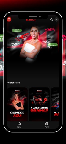 Black-App iPhone screenshot