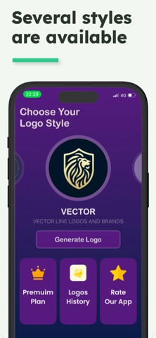 Logos: logo generator ai maker screenshot