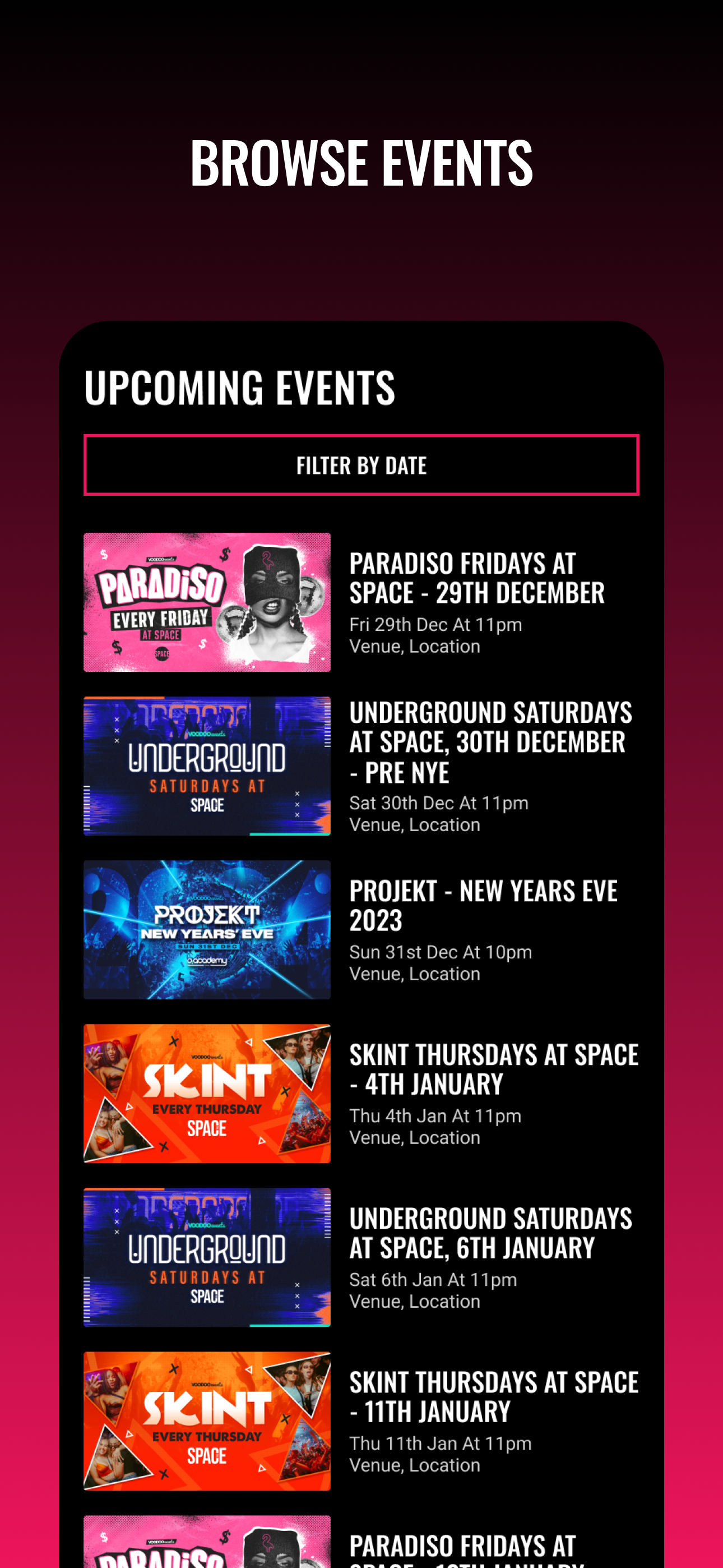 Voodoo Events