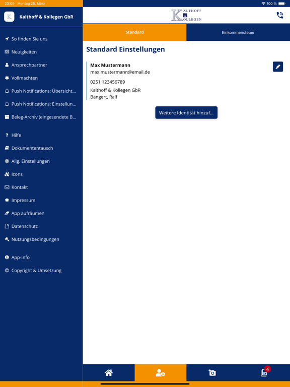Screenshot #6 pour KuK:App - Die Mandanten-App