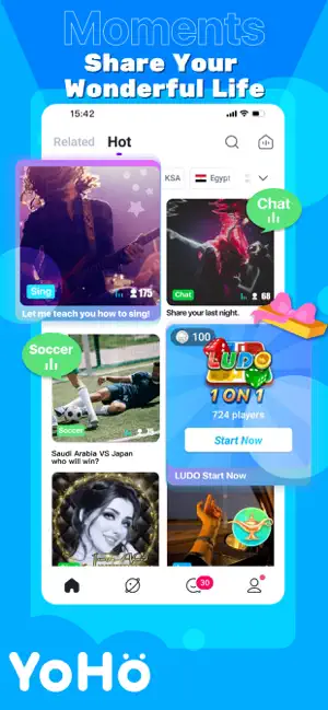 YoHo - Group Voice Chat screenshot 1