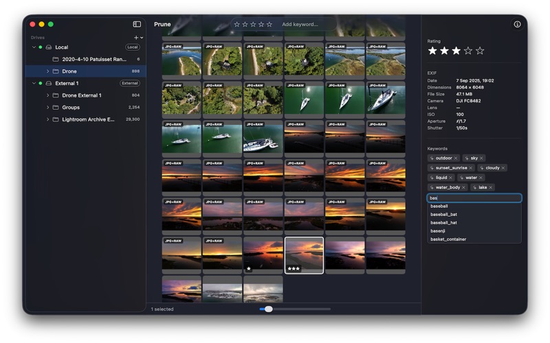 Prune – Photo Library Manager screenshot