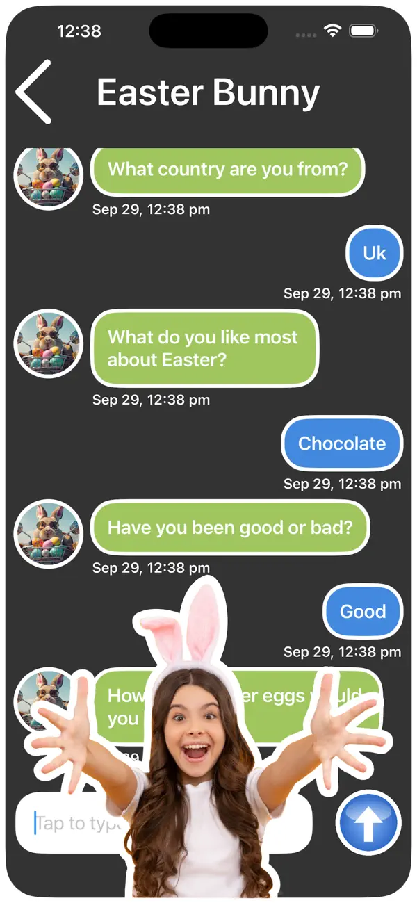 Screenshot #2 pour Easter Bunny Call & Text