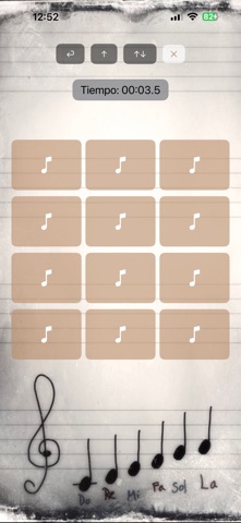 Memorama Clave de Sol screenshot