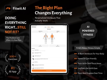 FitWit AI – Fitness & Meals iPad screenshot