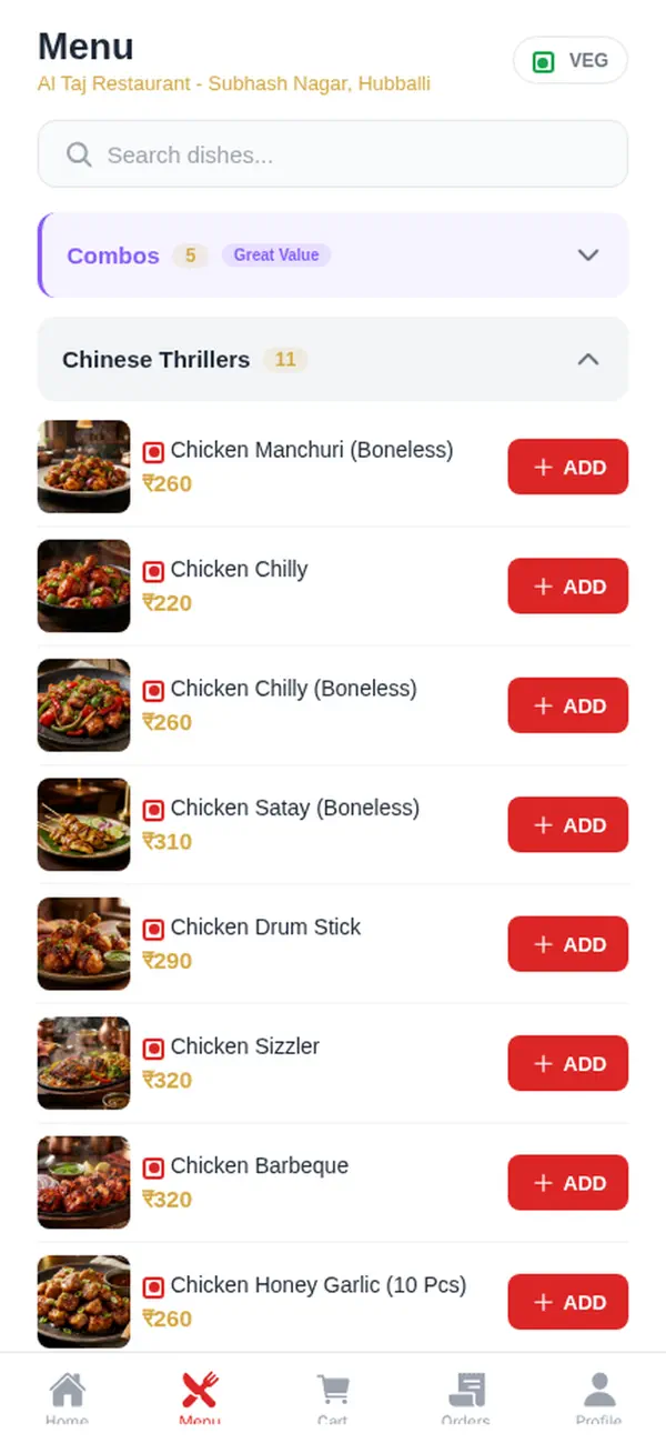 Screenshot #3 pour Al Taj Foodz