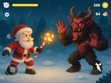 Santa Claus Survival Game iPad screenshot
