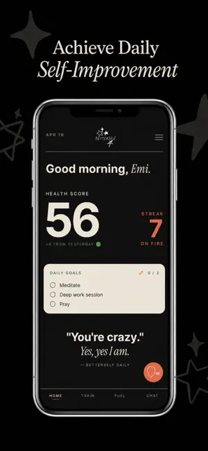 Betterself: Train, Fuel, Coach screenshot 2