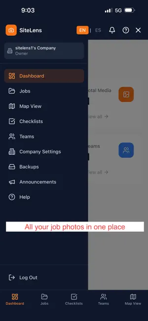 SiteLens: Job Photo Manager screenshot 1