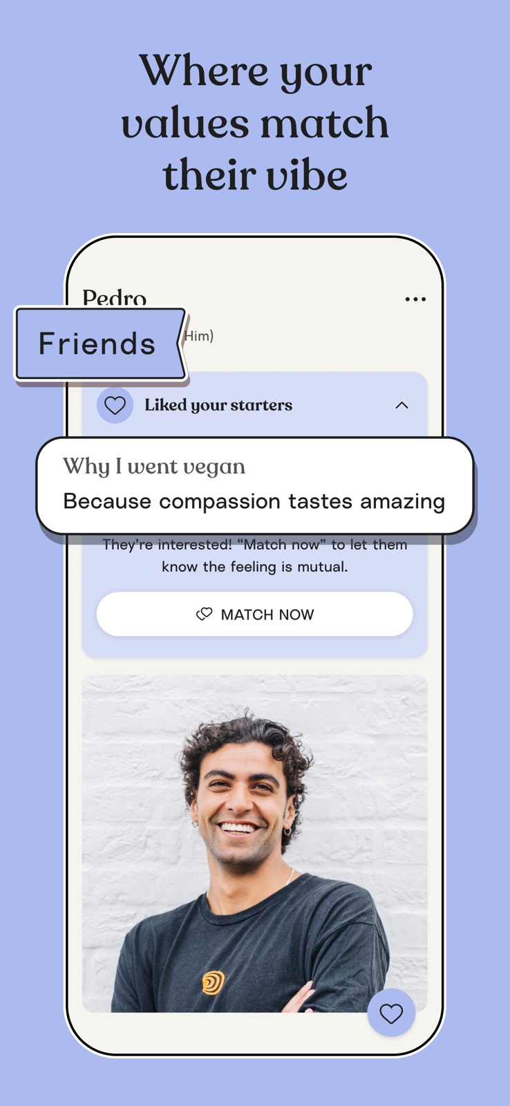 Grazer: Vegan Dating & Friends iphone screenshot 4