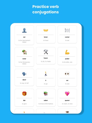 Spanish Grammar – Espanido iPad screenshot