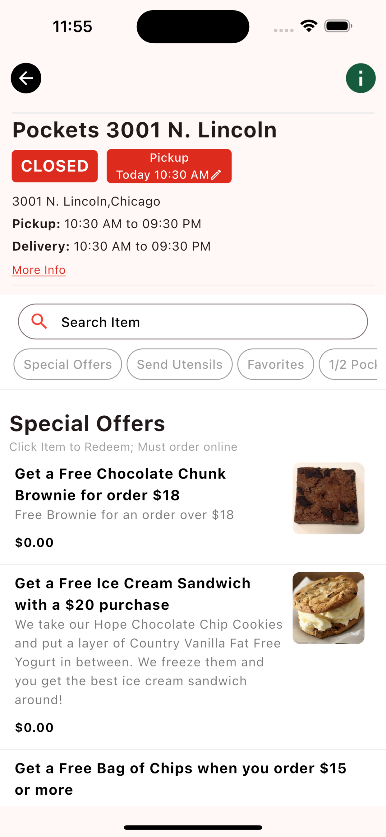 Pockets Restaurant