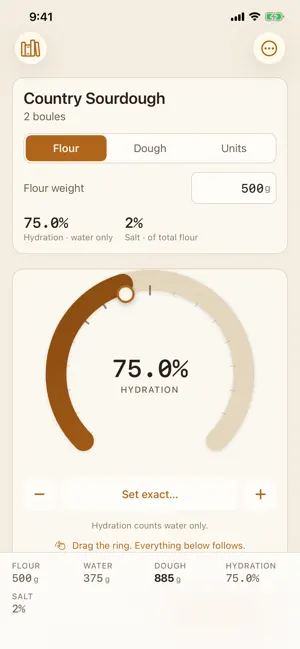 Math Loaf: Baker's Percentage screenshot 1
