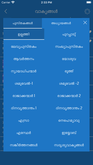 Malayalam Offline Bible Screenshot