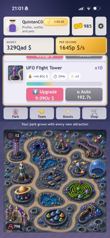 Galaxy Park: Idle Tycoon Screenshot 8 of 10