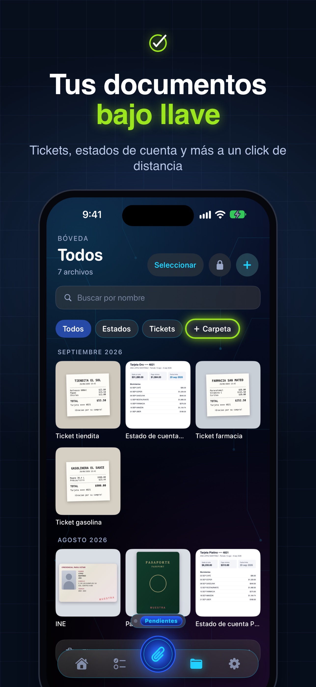 Screenshot 9 of Palomea: gastos y tarjetas