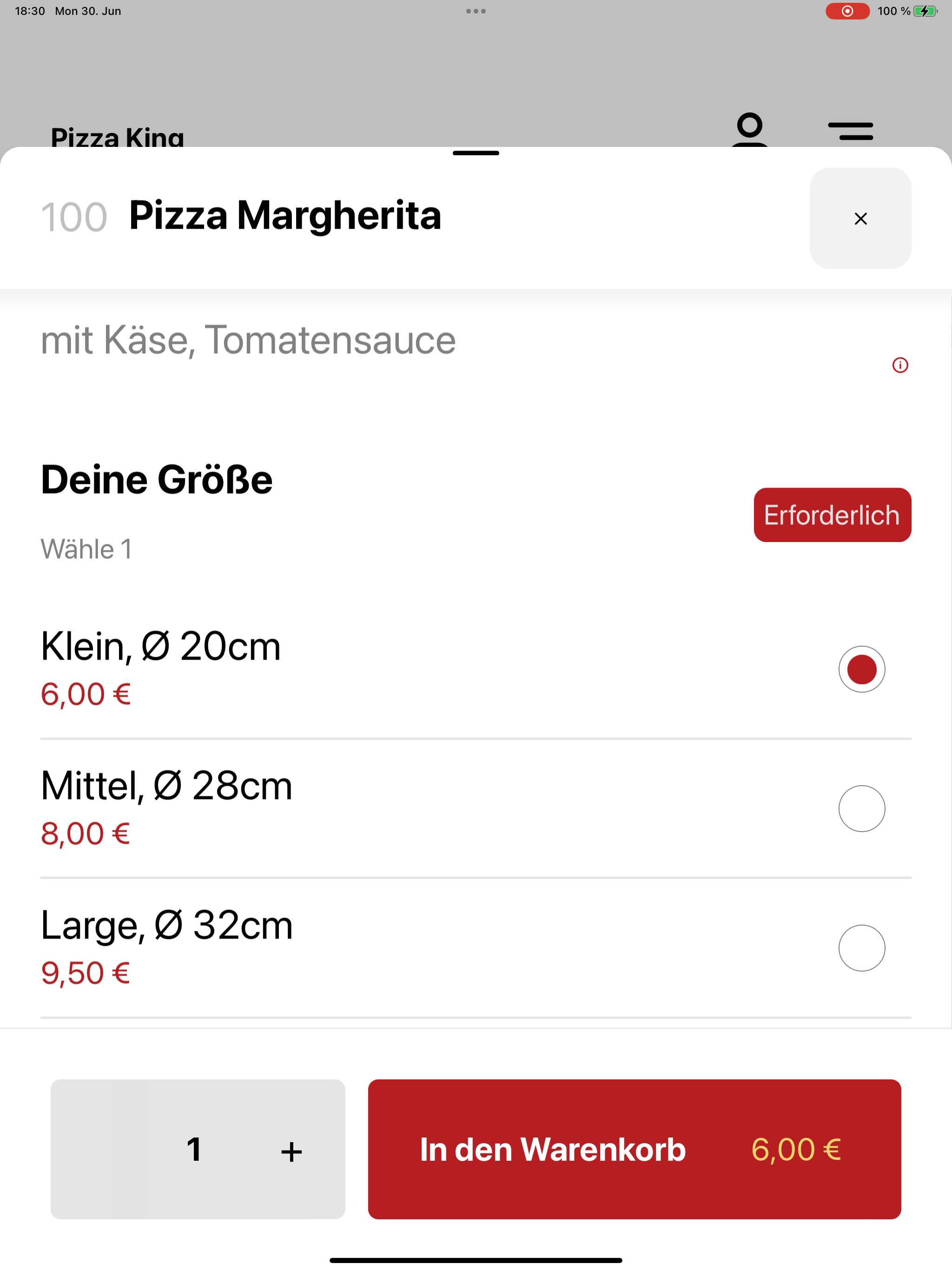 Pizza King Bredstedt screenshot 8