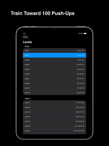 Push Up Counter: Pushanova iPad screenshot