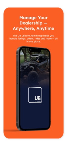 UB Leisure Internal Admin screenshot