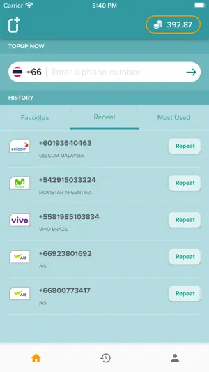 MobileTopup.com screenshot 2