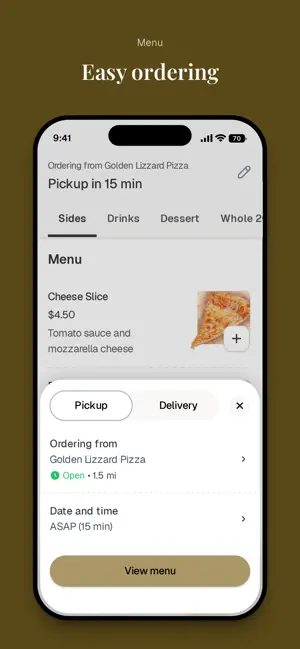 Golden Lizzard Pizza screenshot 3