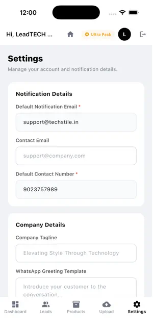 LeadTECH screenshot 1