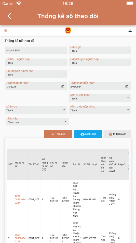#6. Xử lý TTHC (iOS) 由: Vietnam Posts and Telecommunications Group