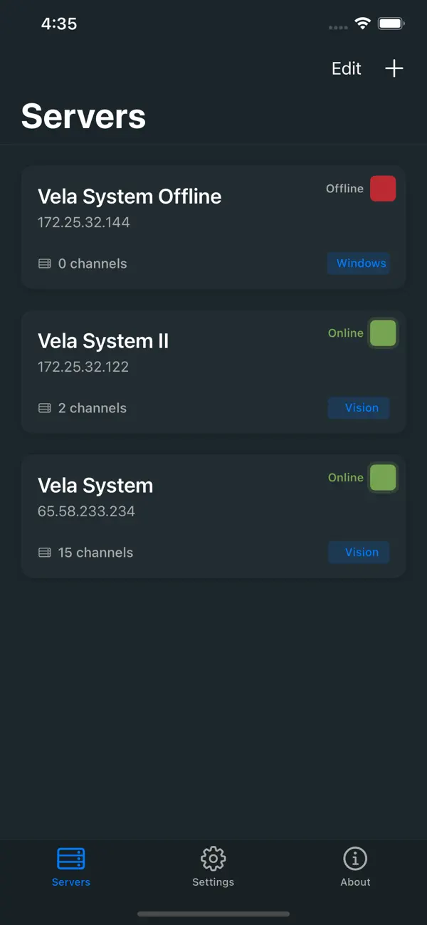 Screenshot #2 pour Vela Monitor