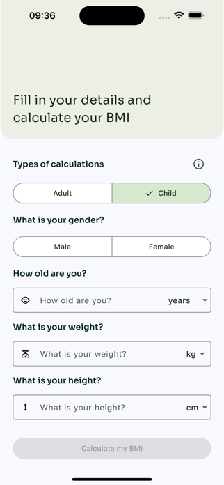 Easy BMI - Calculator Screenshot 4 of 5
