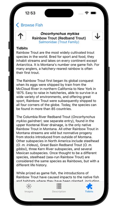 Fishes of Montana Screenshot