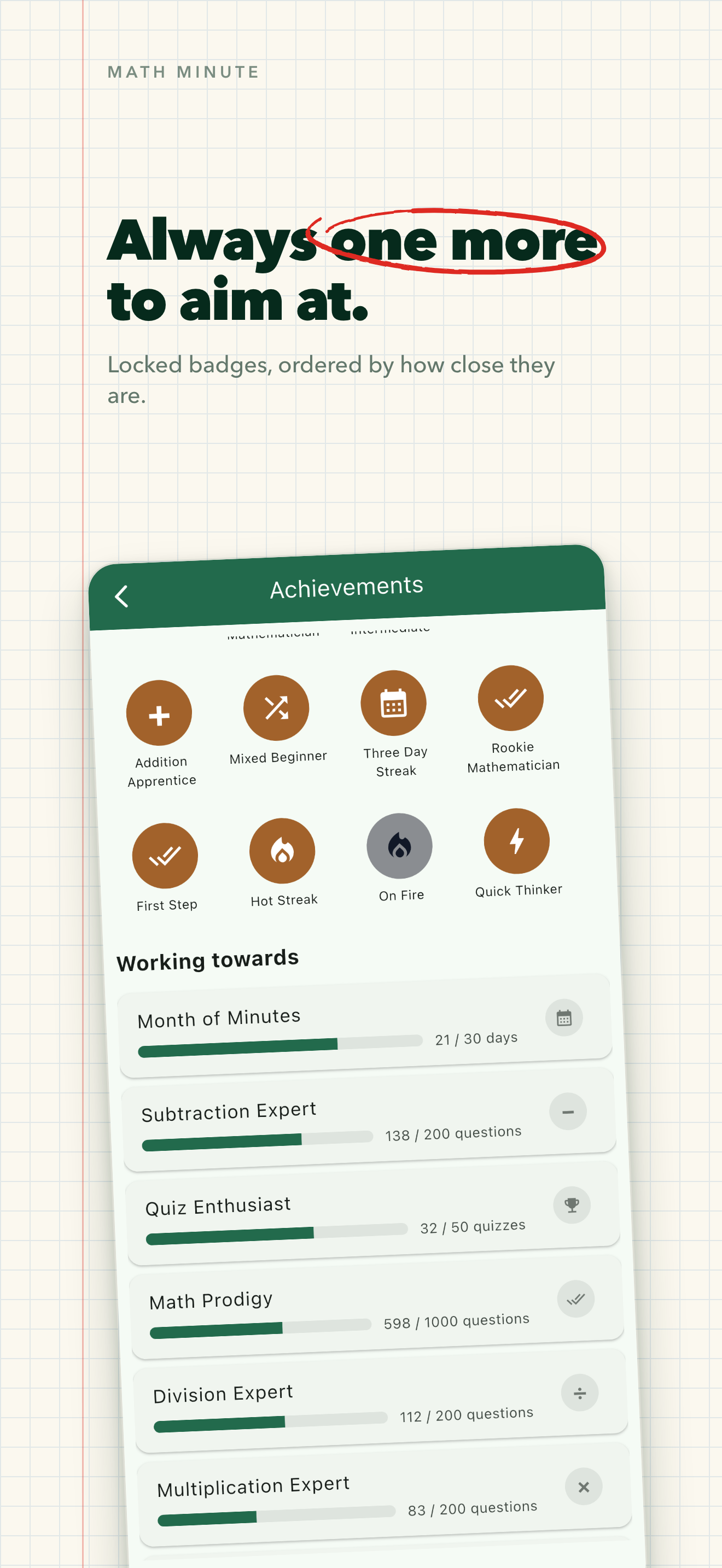 Math Minute screenshot 7