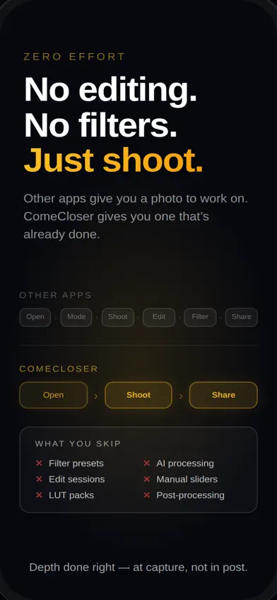 ComeCloser Camera screenshot 5