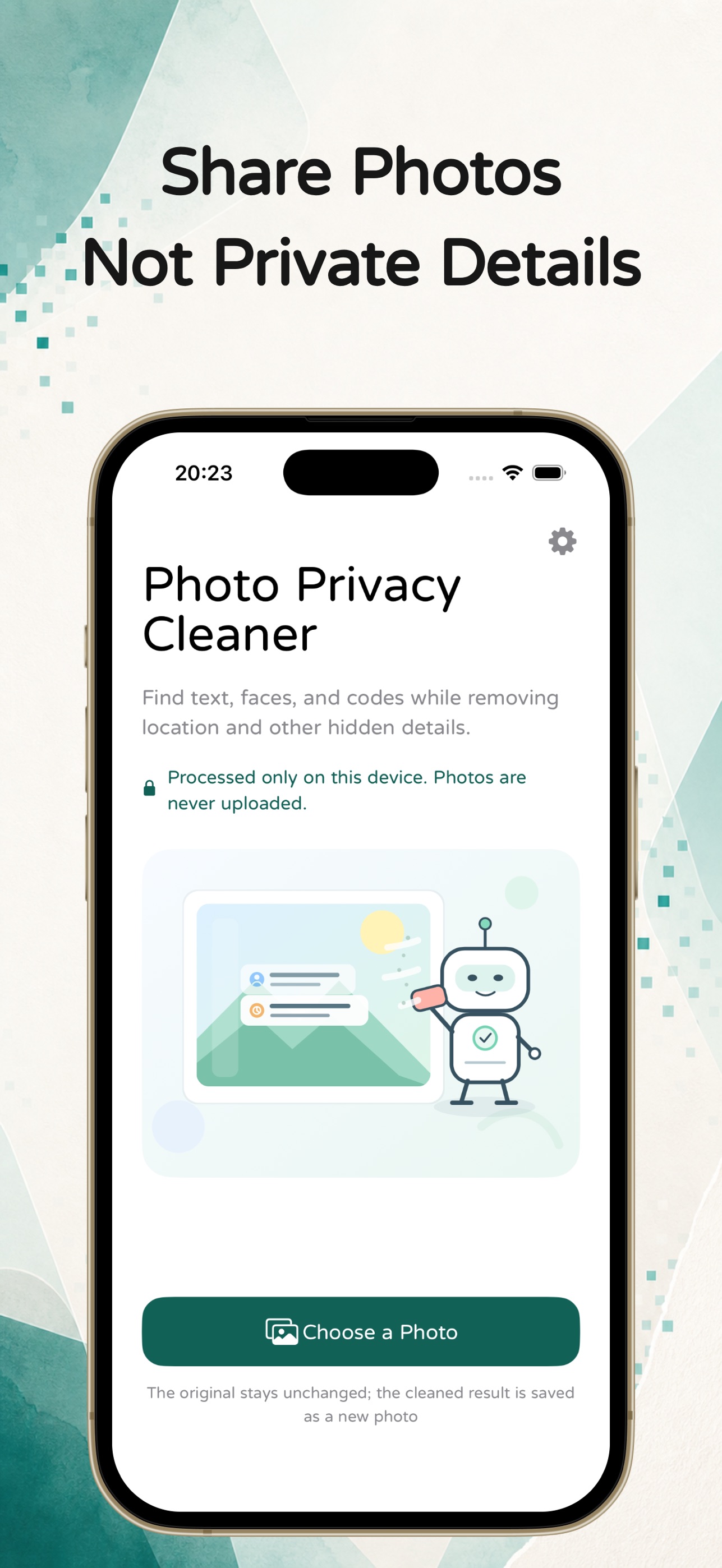 Screenshot 1 of Redact: Photo Privacy