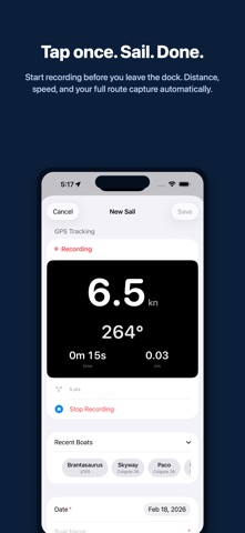 Pocket Sailing Logbook screenshot