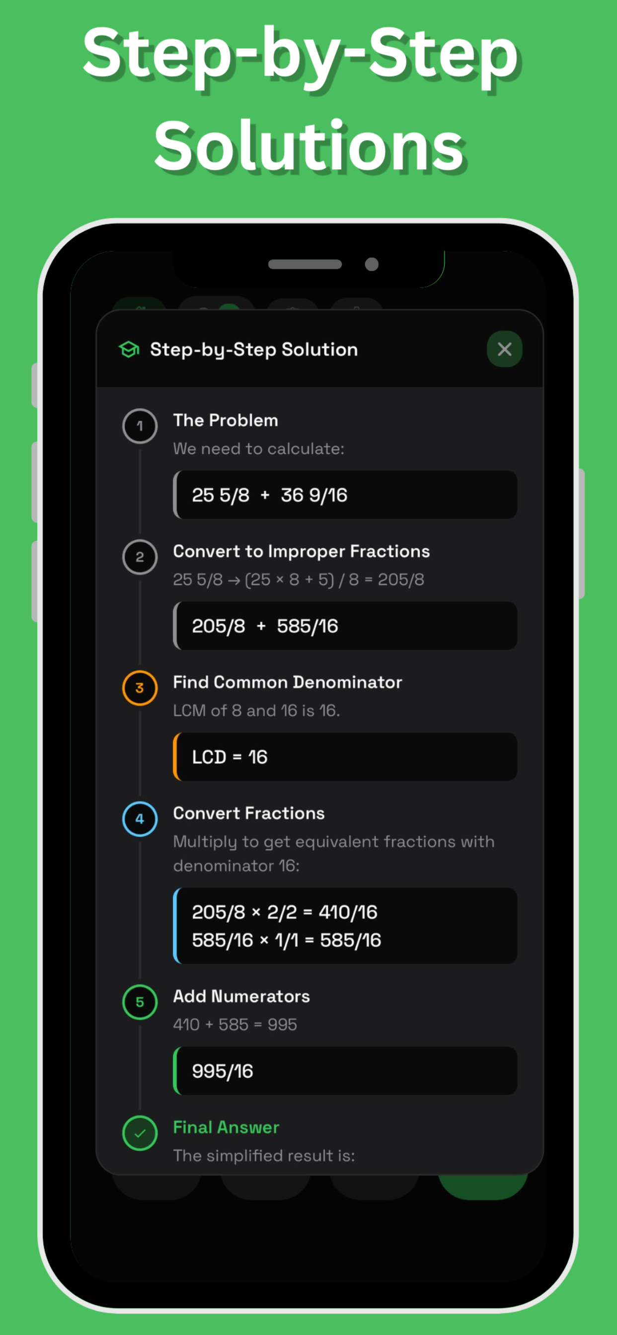 Fraction Calculator Pro