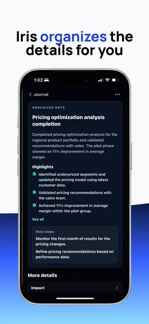 Iris: Work Notes screenshot 3