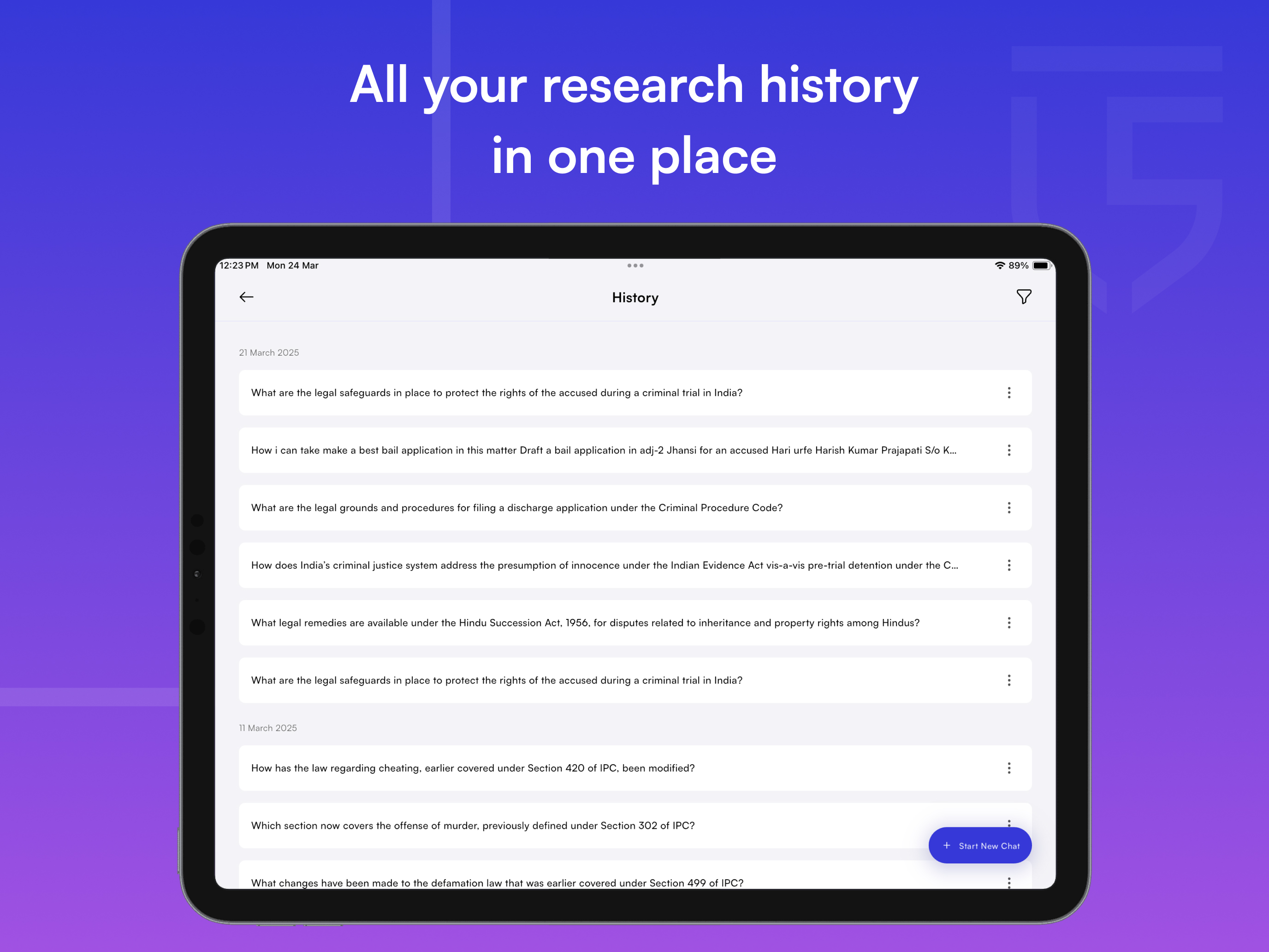 Legalspace.ai: Research & Work