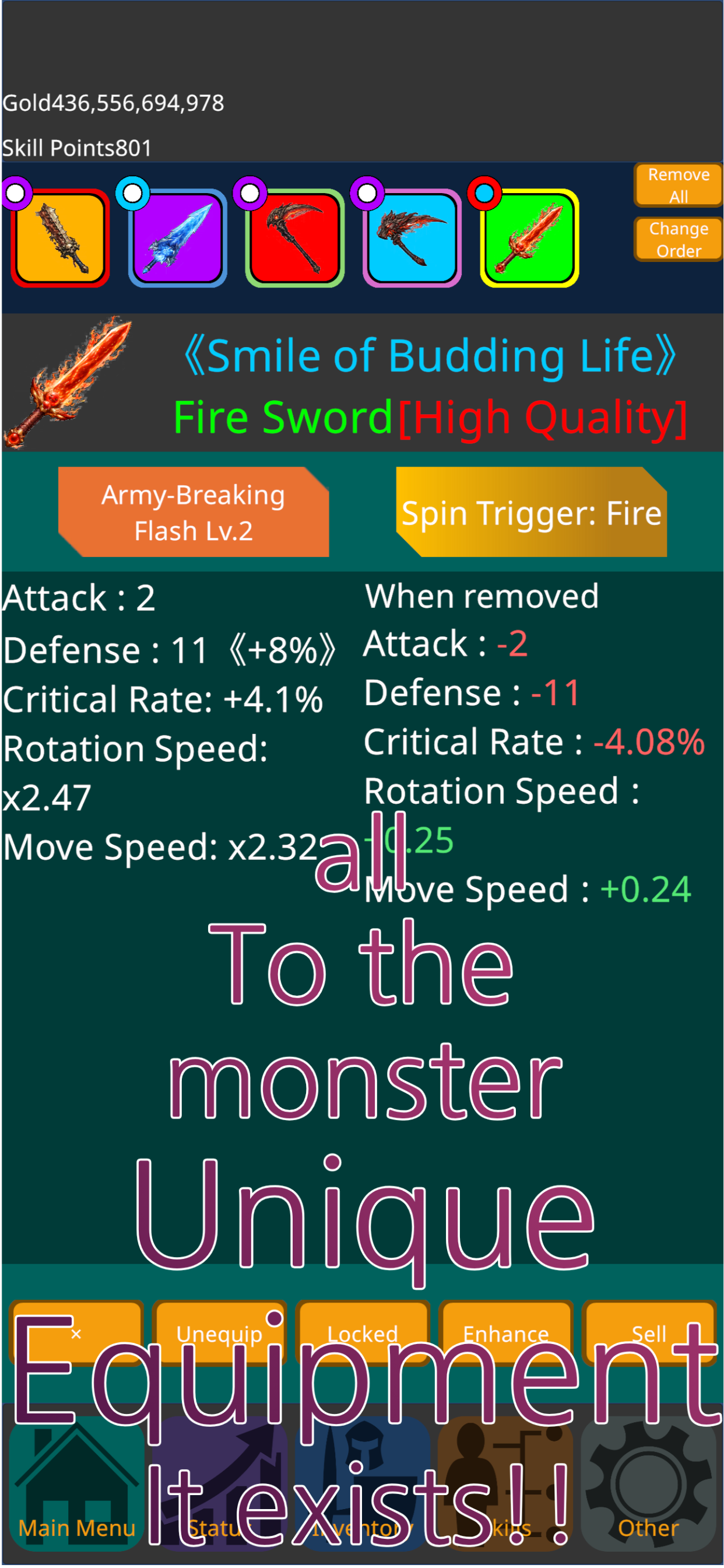 Spin Dungeon: All-Mob Gear RPG screenshot 2