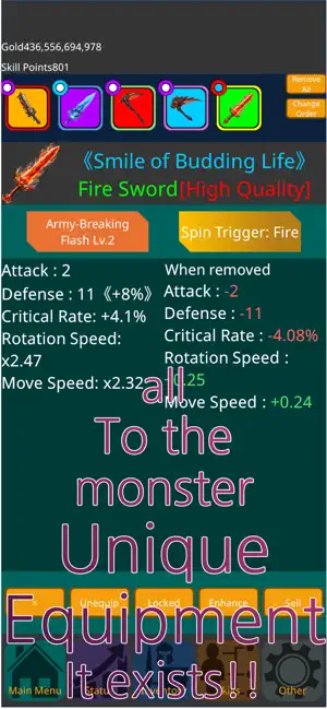 Spin Dungeon: All-Mob Gear RPG screenshot 2