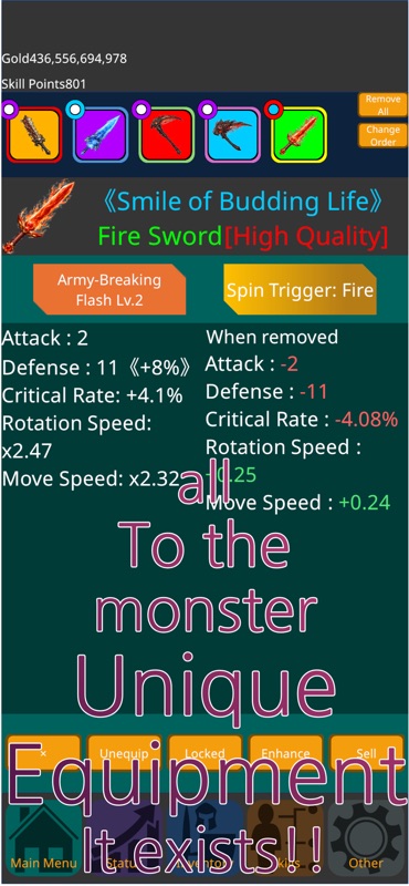 Spin Dungeon: All-Mob Gear RPG screenshot 2