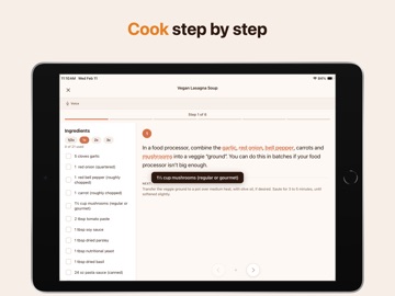 Recipe Organizer by Vima iPad screenshot