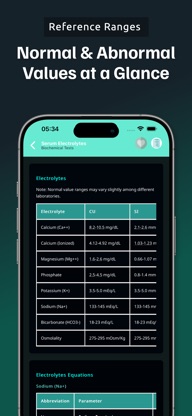 Quick Lab Values Reference screenshot 2