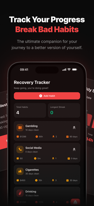 Stop It Tracker: Soberly Screenshot 2 of 6