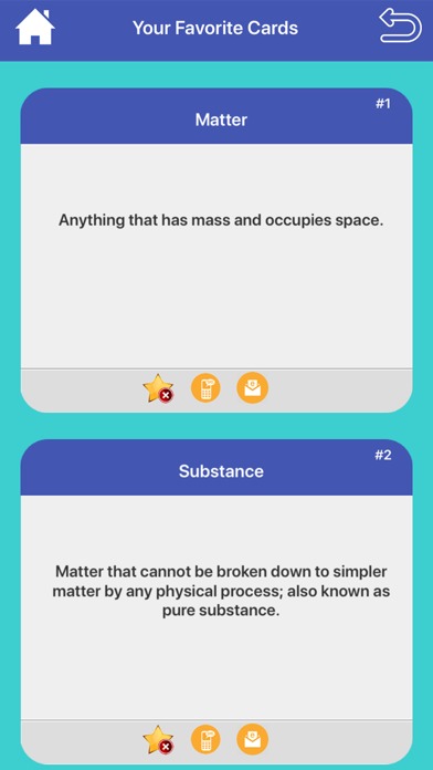 Chemistry Education Flashcards Screenshot