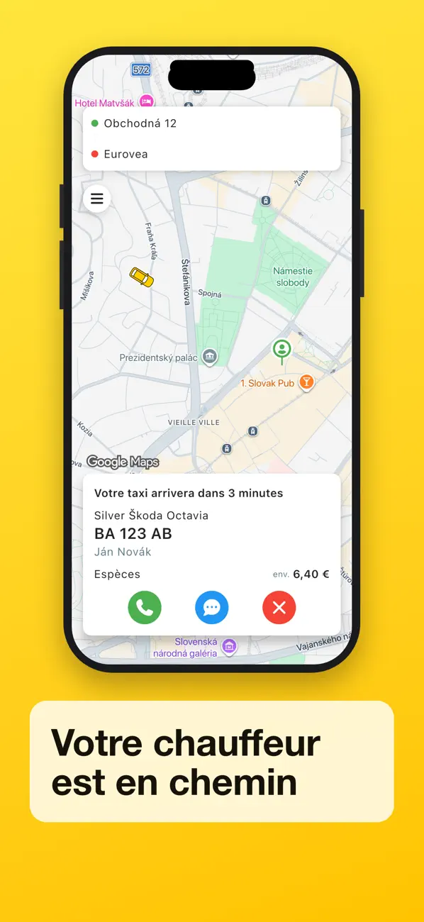 Screenshot #3 pour POME TAXI Slovaquie