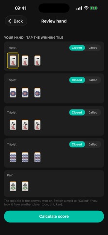 Mahjong Riichi Calculator Screenshot 3 of 4