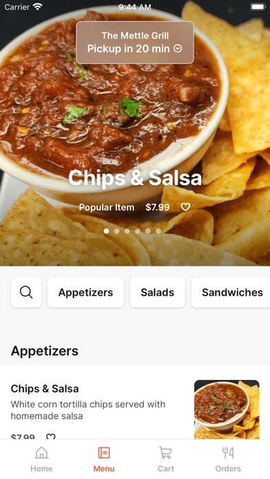 App screenshot
