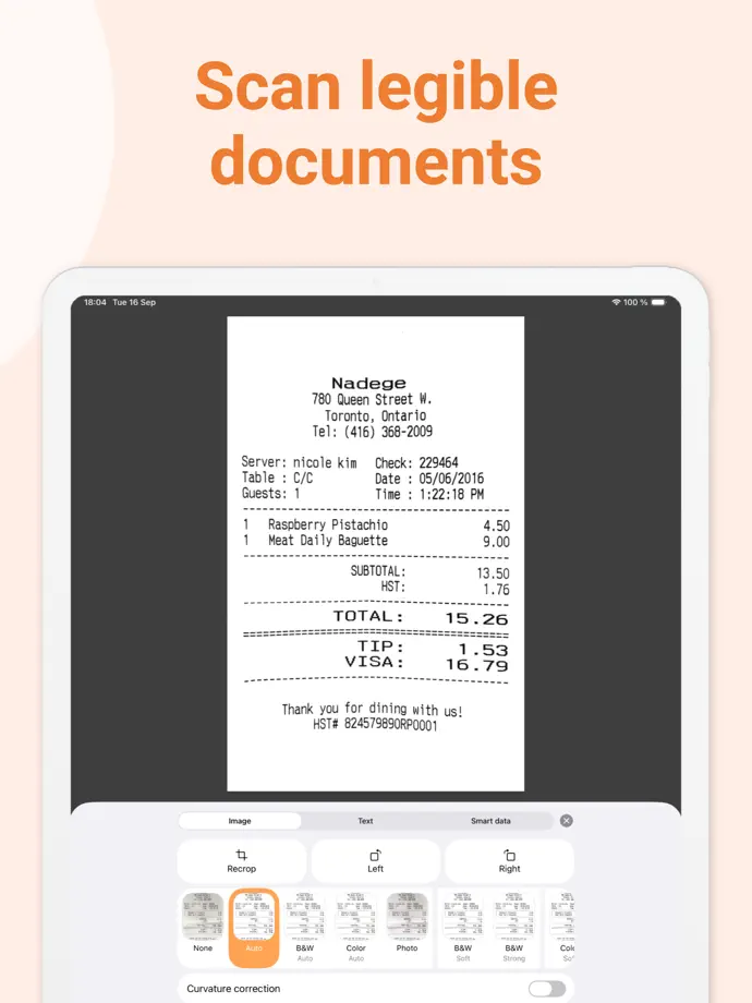 Genius Scan iPad screenshot 3