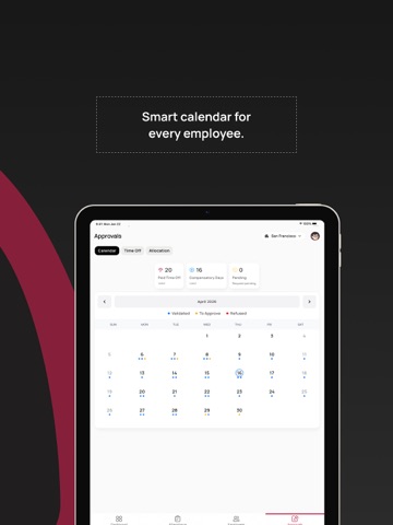 mobo Employee for Odoo iPad screenshot