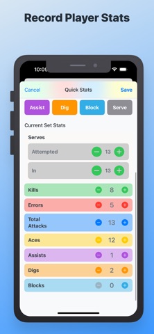 Voller: Volleyball Scoreboard iPhone screenshot